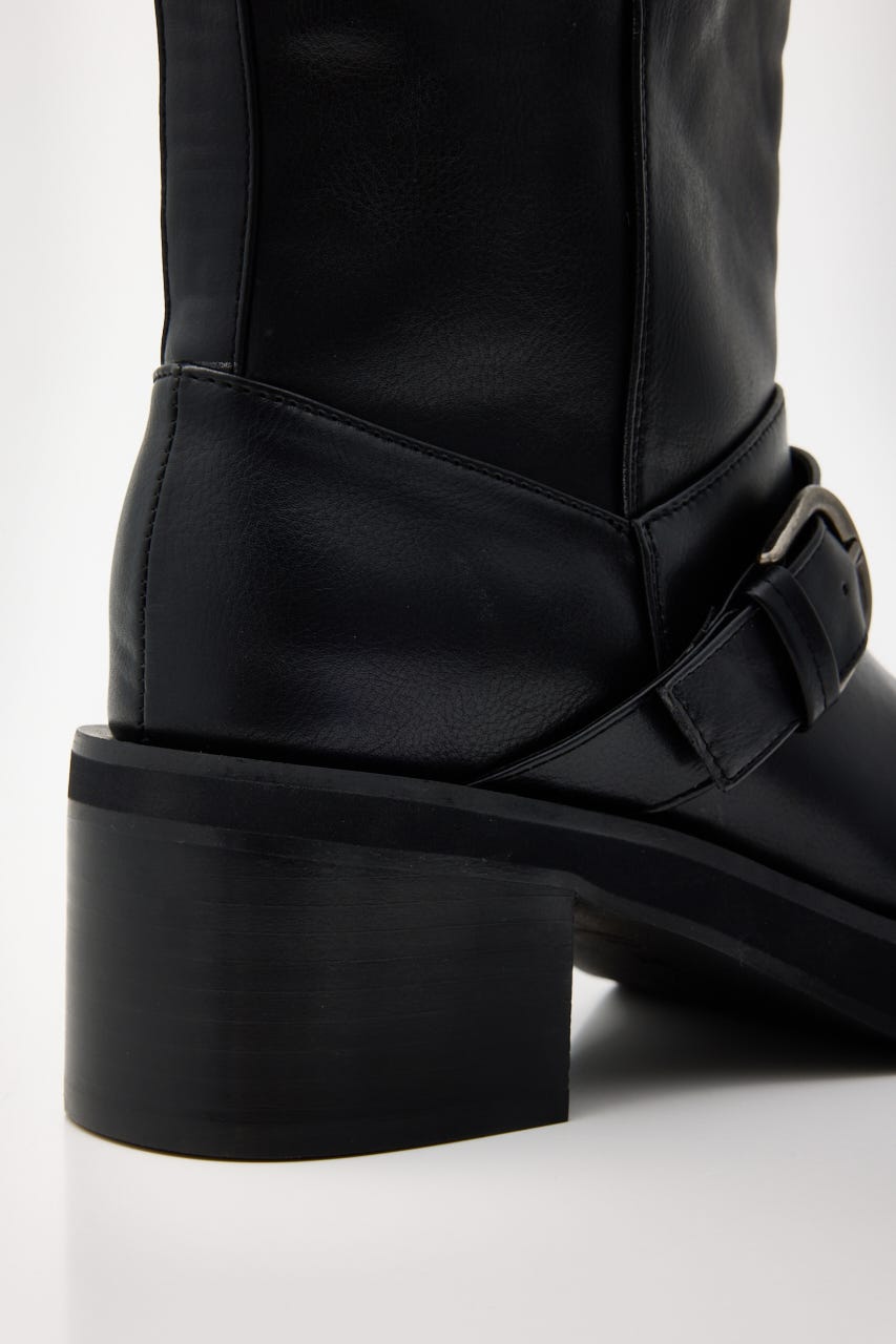 SIDE HOLE MIDDLE ブーツ BLK S
