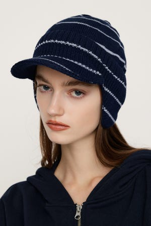 EAR FLAP KNIT キャップ