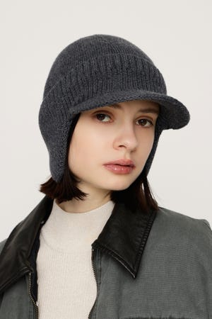 EAR FLAP KNIT キャップ