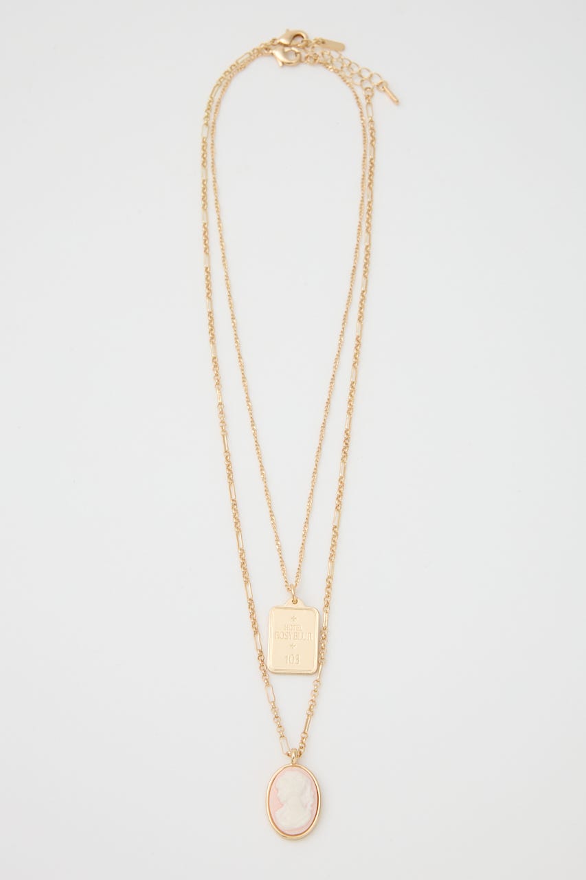 LAYERED LUCK PAIR ネックレス GLD FREE