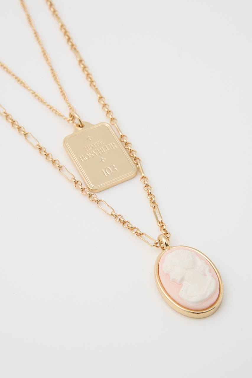 LAYERED LUCK PAIR ネックレス GLD FREE