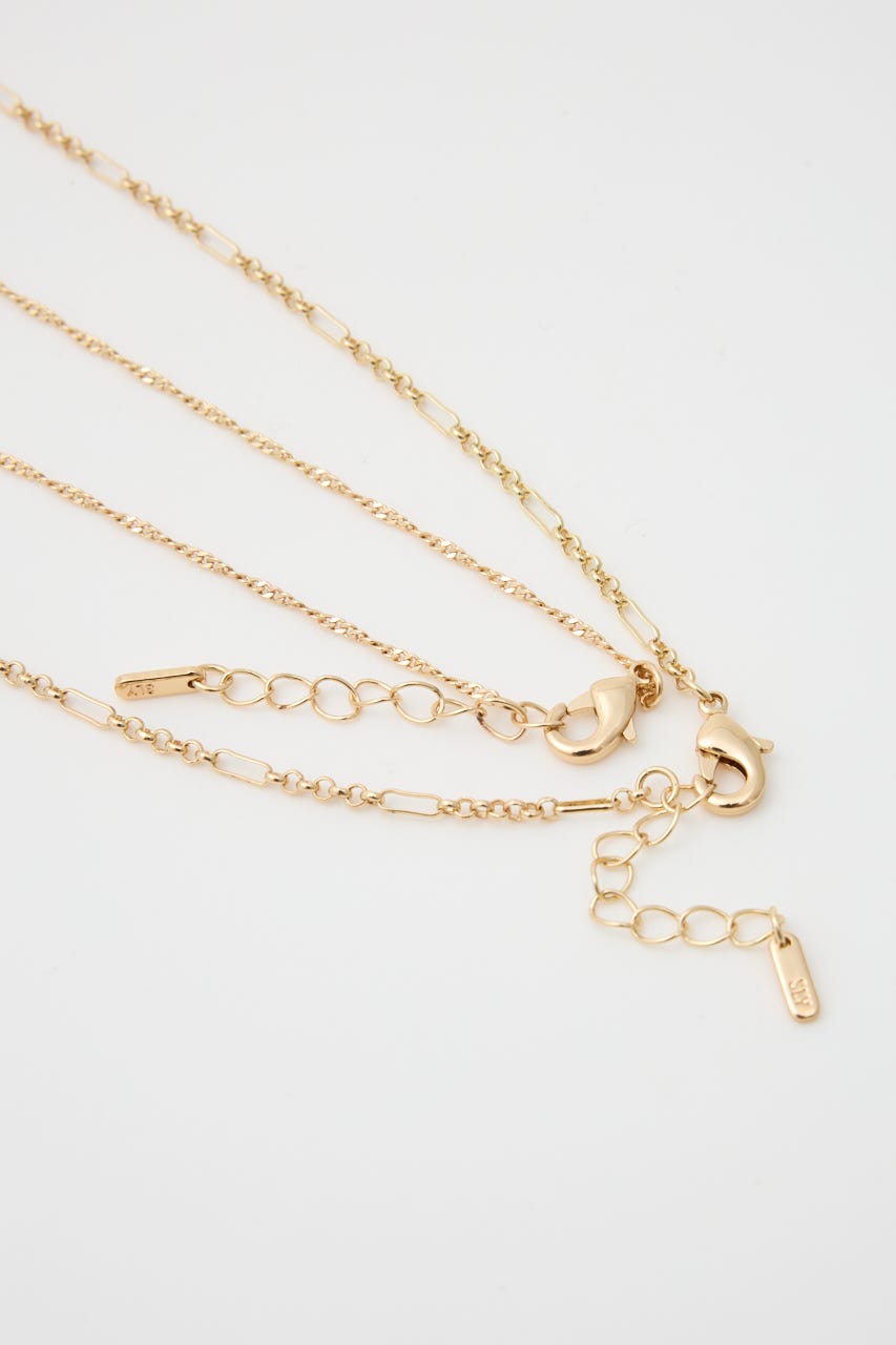 LAYERED LUCK PAIR ネックレス GLD FREE