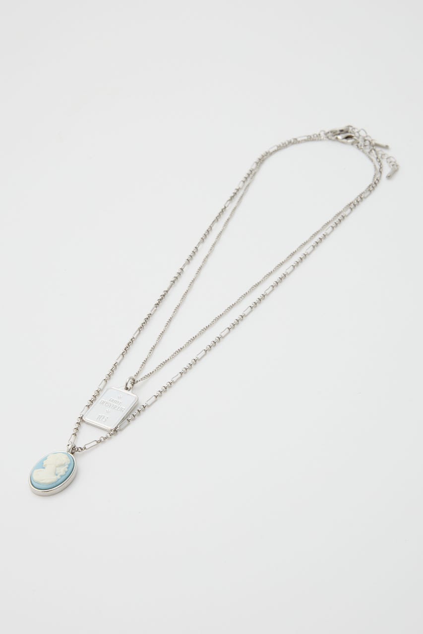 LAYERED LUCK PAIR ネックレス SLV FREE