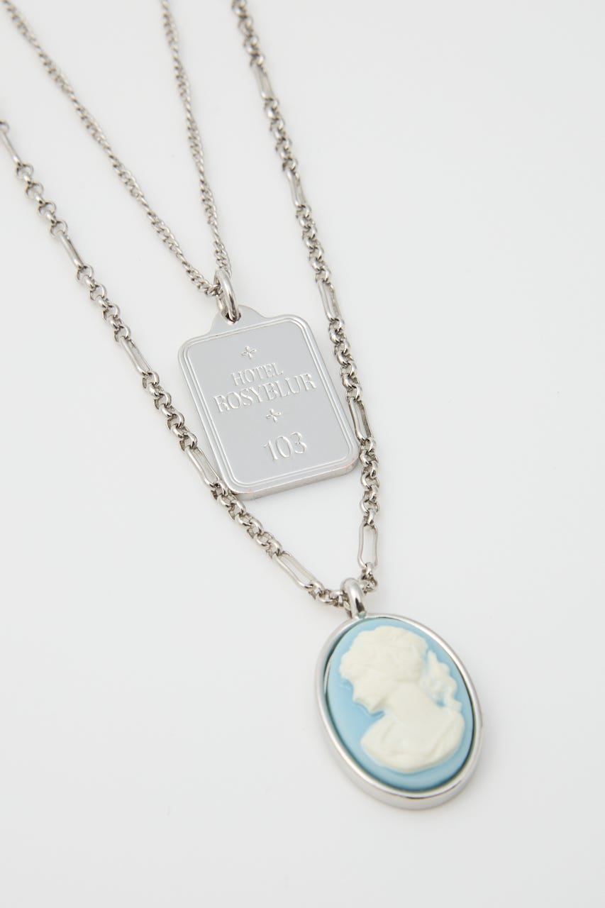 LAYERED LUCK PAIR ネックレス SLV FREE