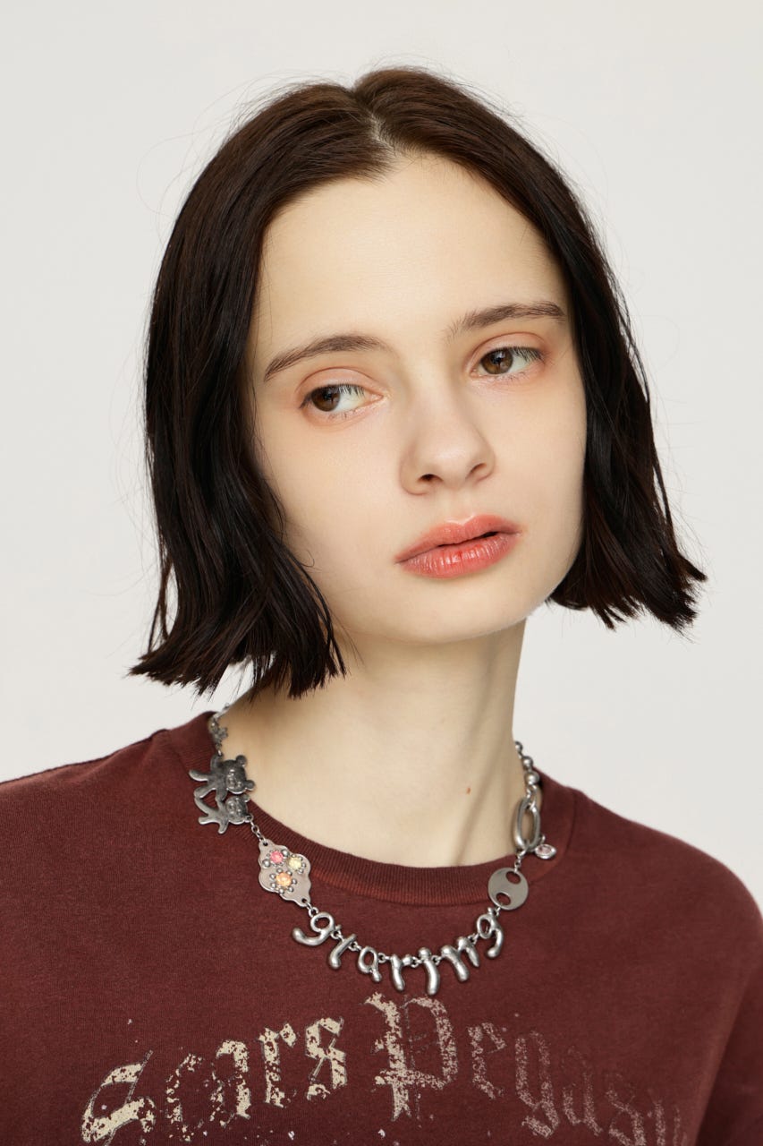 【1BUY5％OFF】MOTIF ネックレス SLV FREE