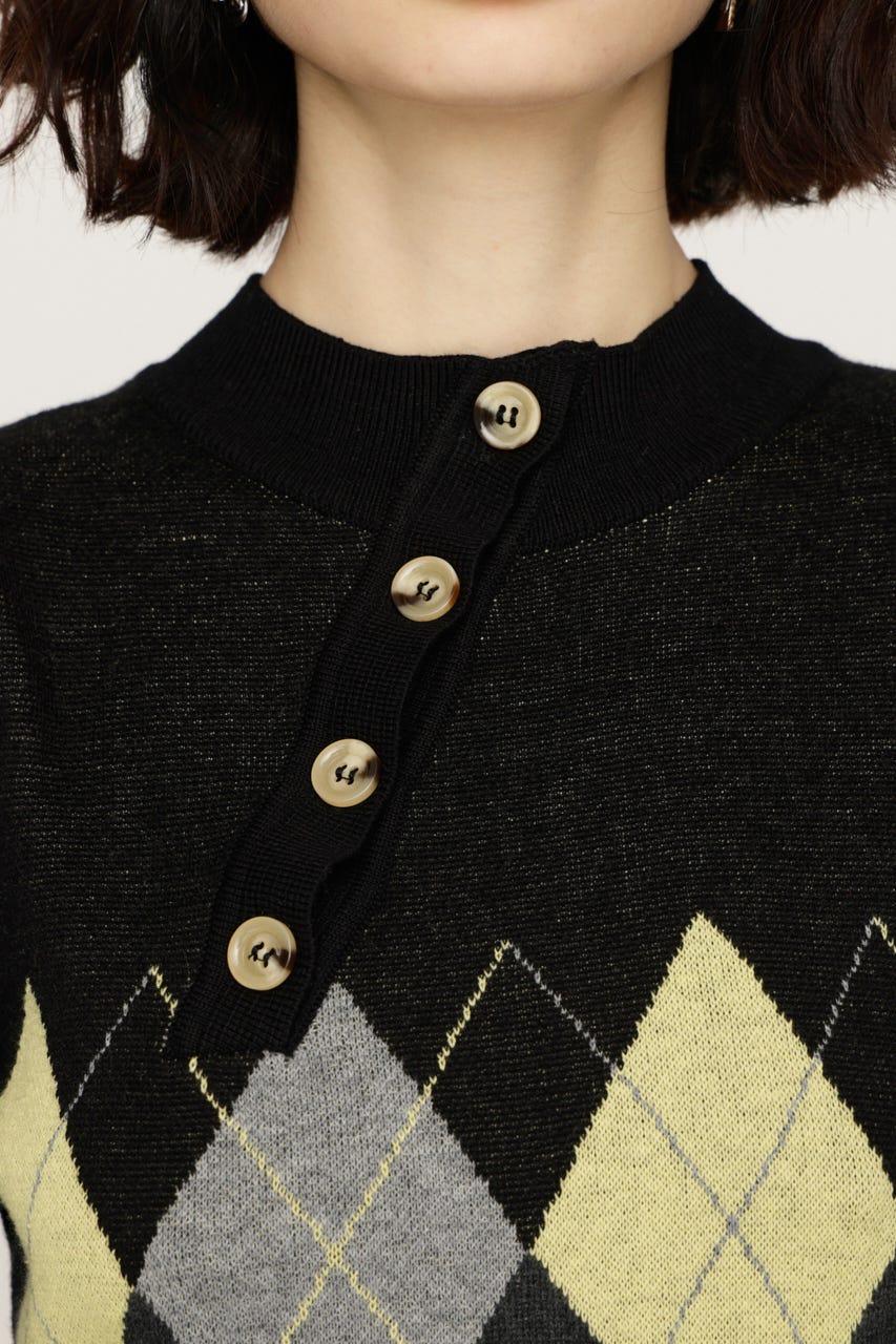 FRONT BUTTON BODY SUIT M/BLK FREE