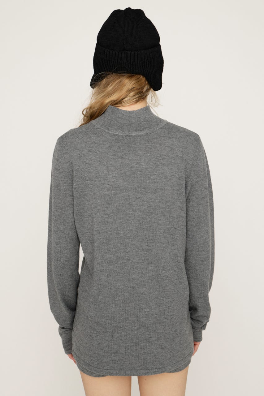 【1BUY5％OFF CAMPAIGN】H／N KNIT チュニック T.GRY FREE