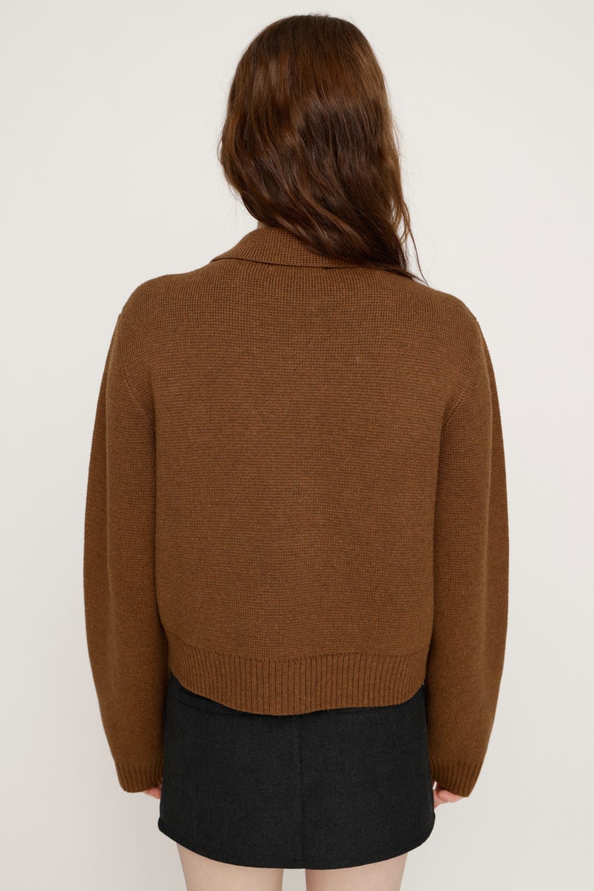 FRONT BUTTON KNIT カーディガン CAM FREE