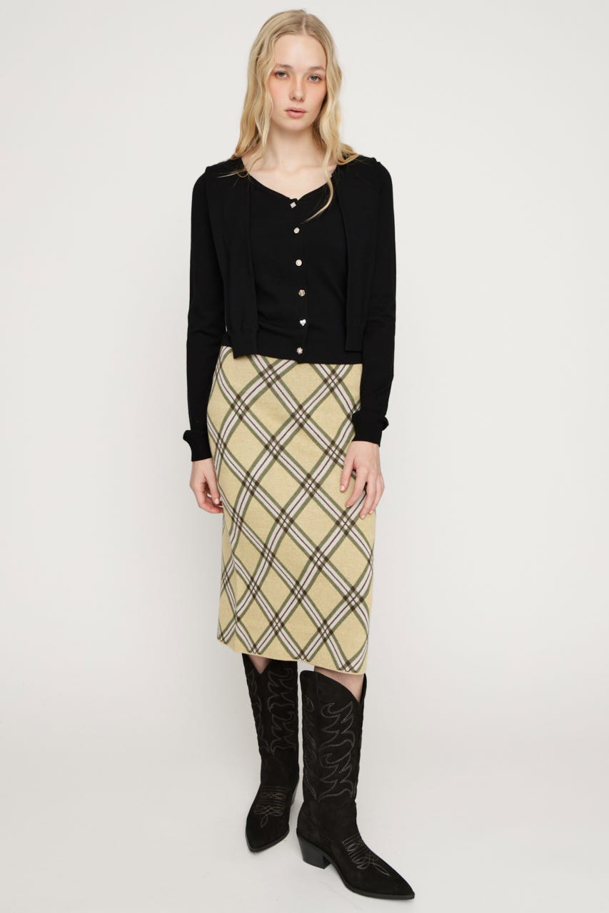 SAILOR TIE KNIT トップス BLK FREE