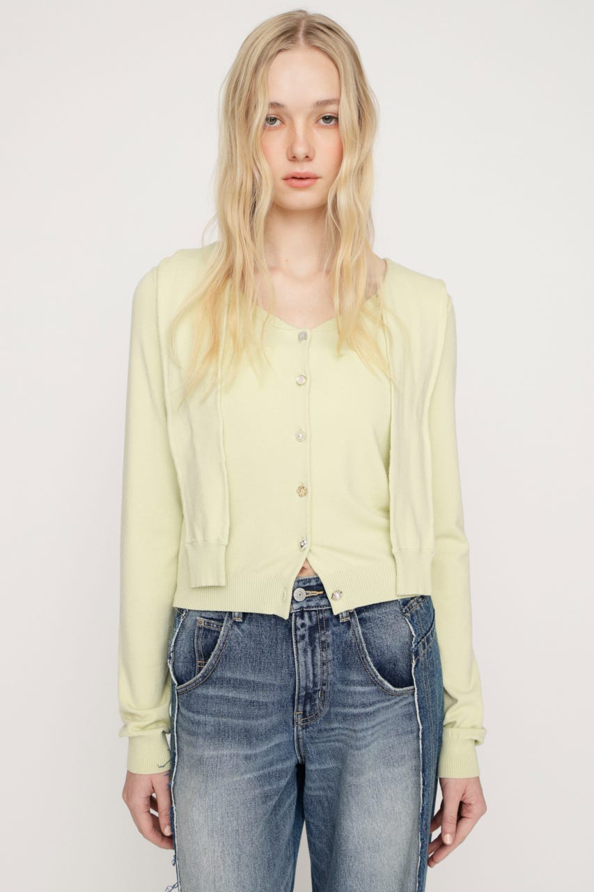 SAILOR TIE KNIT トップス L/GRN FREE