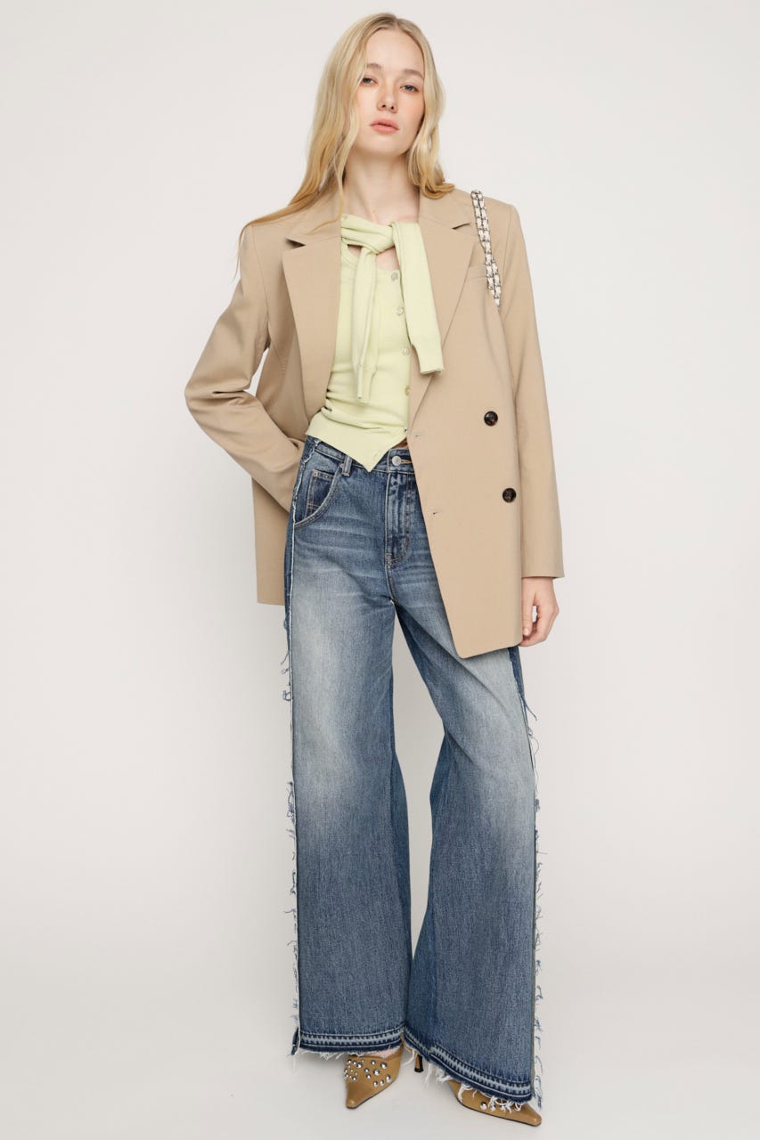 SAILOR TIE KNIT トップス L/GRN FREE