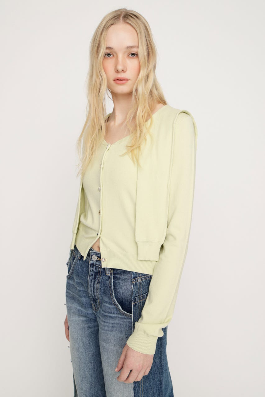 SAILOR TIE KNIT トップス L/GRN FREE