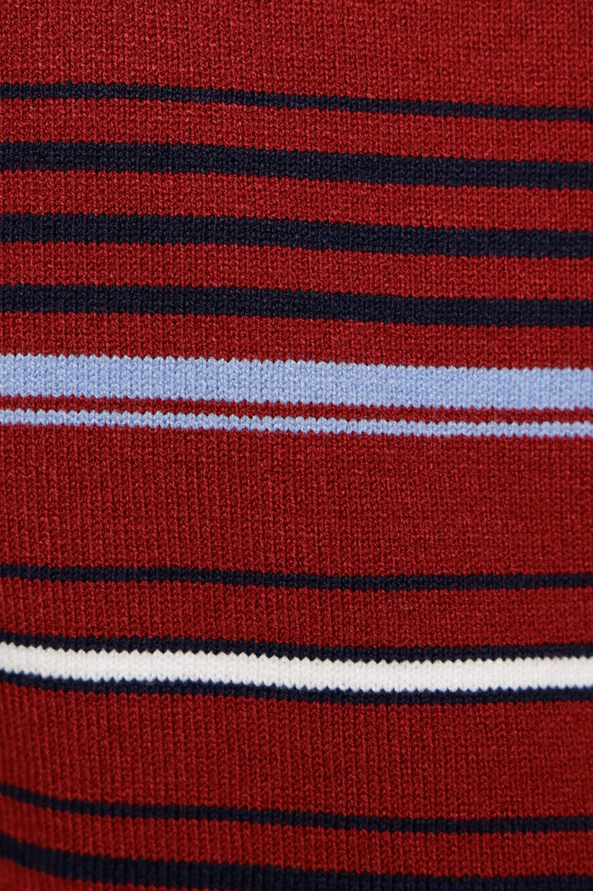 HG KNIT POLO トップス M/RED FREE