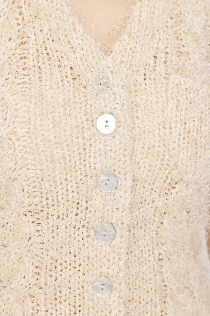 【1BUY5％OFF】HALTER NECK KNIT ベスト IVOY FREE