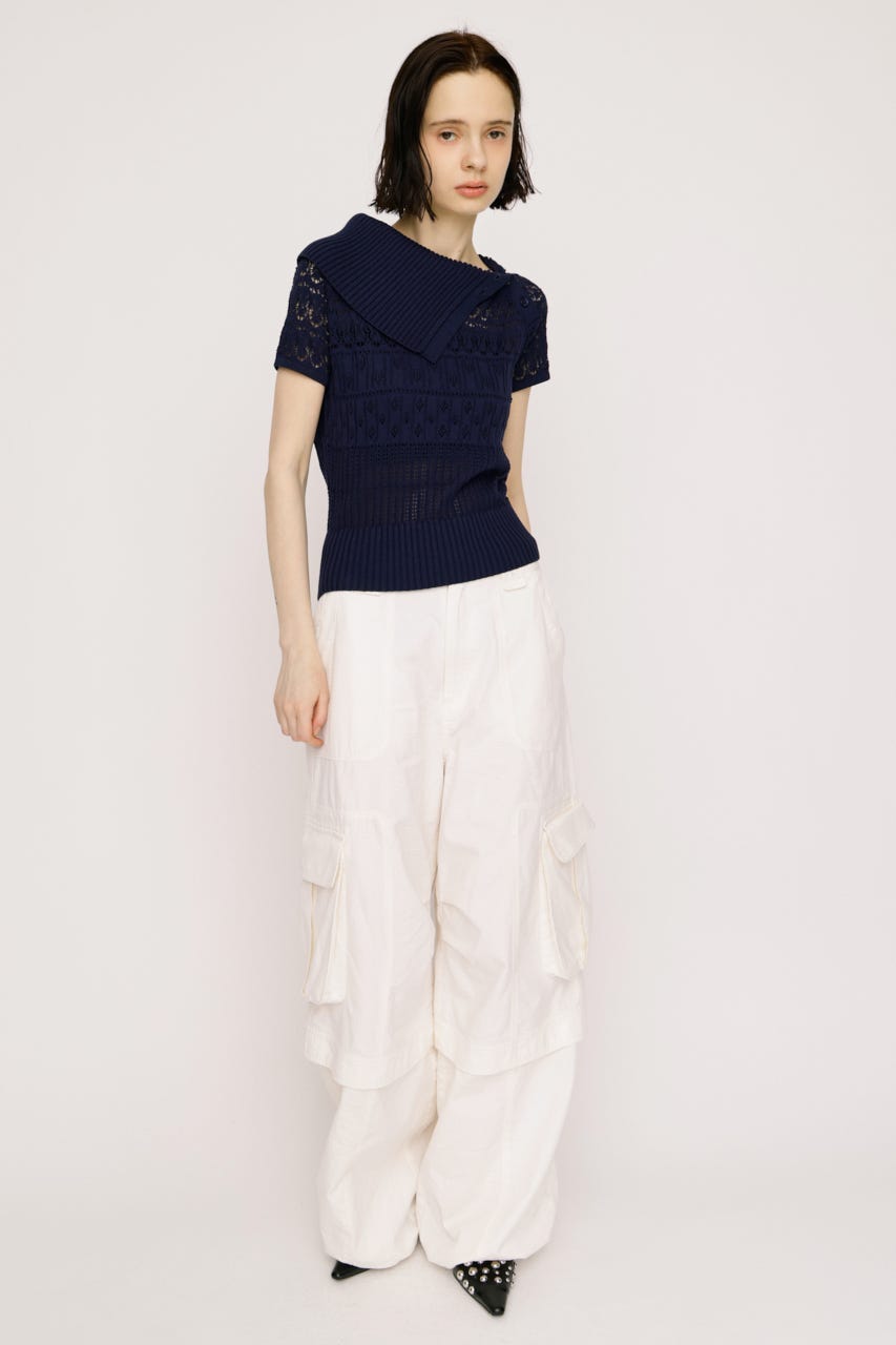 さや☆IENA☆パールスリーブクロップドトップス♪ SLY | 【完売カラーの再販予約スタート！】【LIMITED ITEM】LAYERED