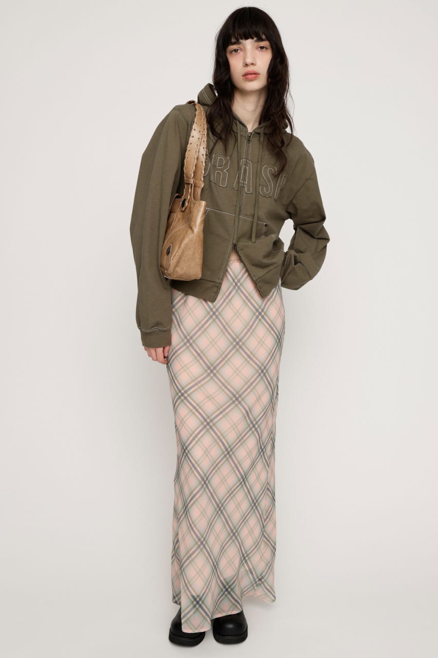 APPLIQUE LOGO HOODIE KHA FREE