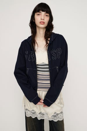 APPLIQUE LOGO HOODIE