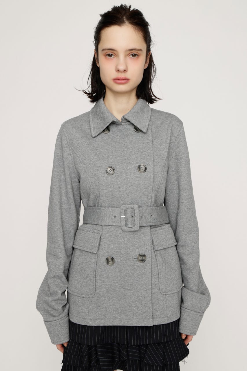 SWEAT FABRIC PEA コート T.GRY FREE