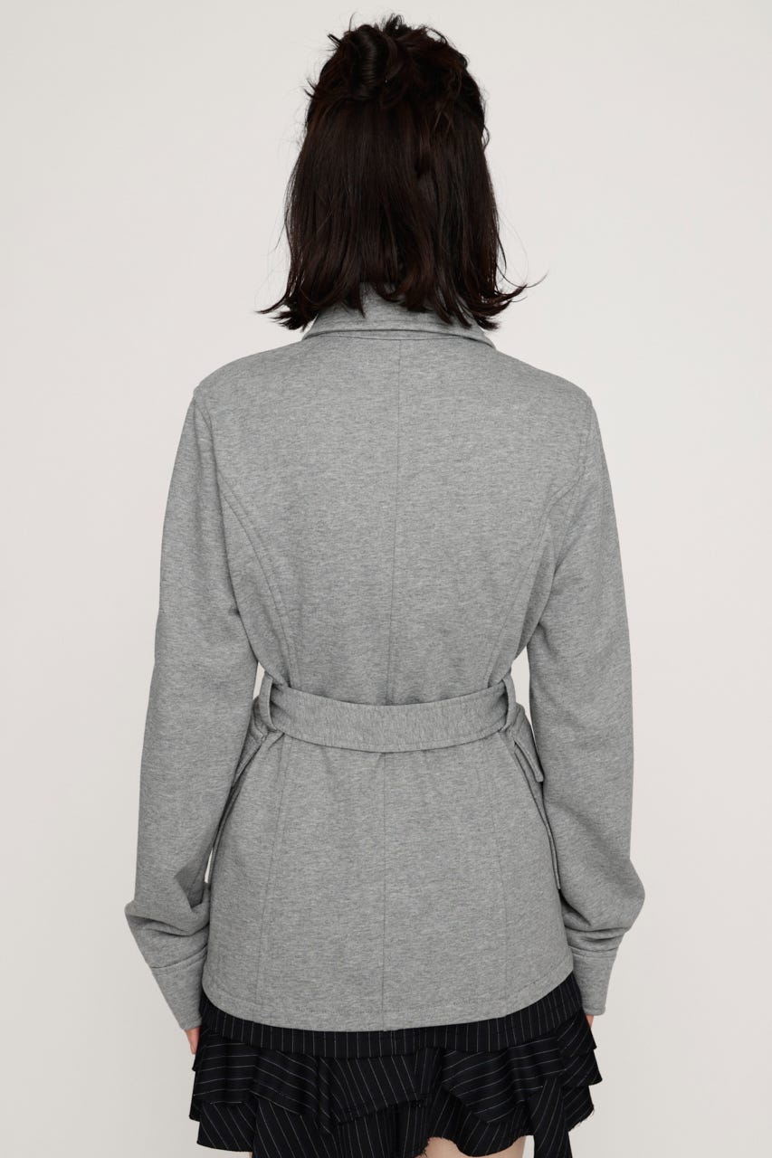 SWEAT FABRIC PEA コート T.GRY FREE