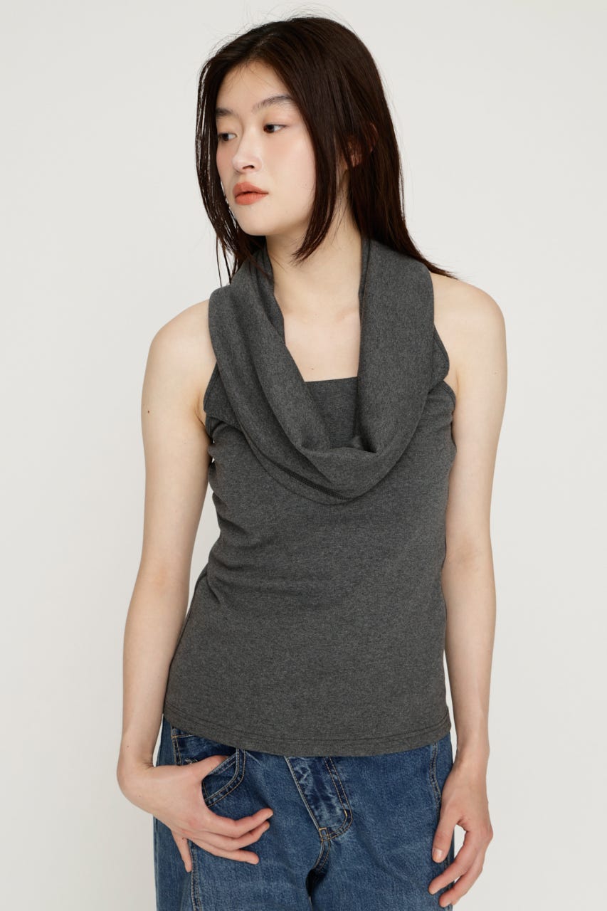 MANY WAY CUT トップス C.GRY FREE