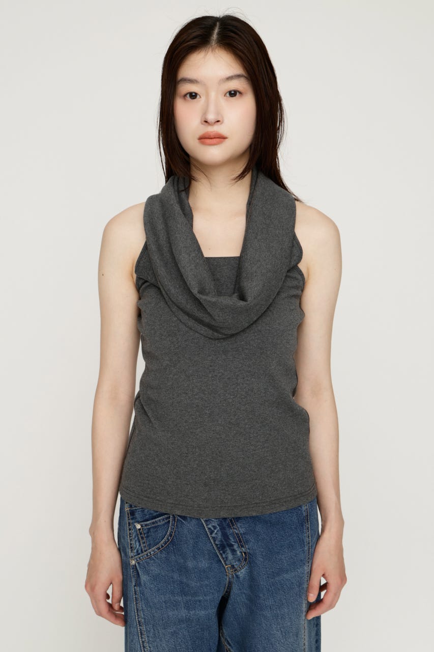 MANY WAY CUT トップス C.GRY FREE