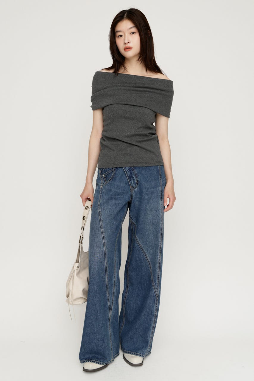 MANY WAY CUT トップス C.GRY FREE