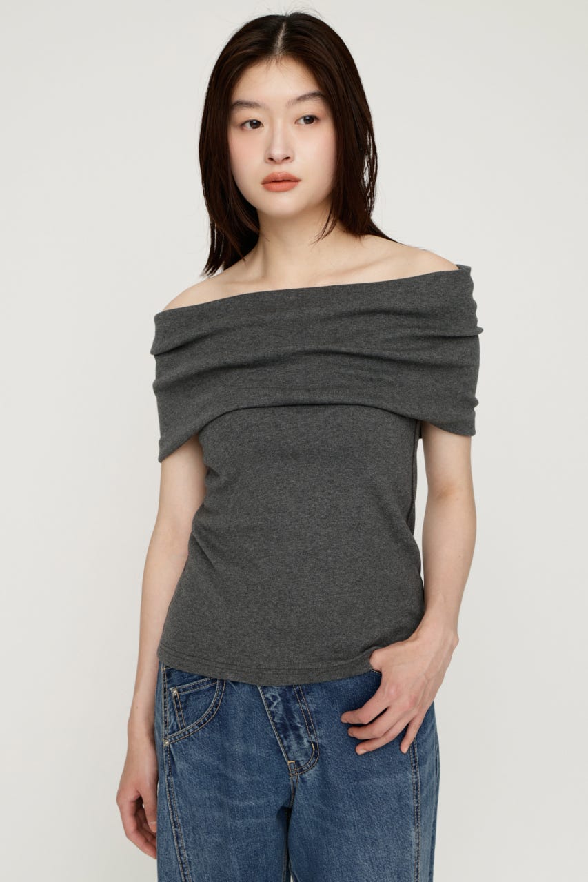 MANY WAY CUT トップス C.GRY FREE
