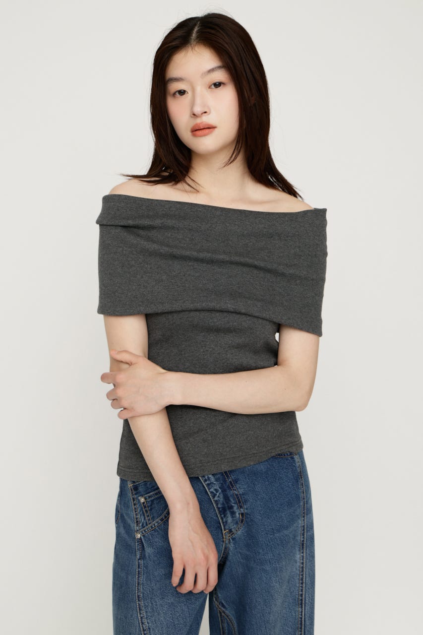 MANY WAY CUT トップス C.GRY FREE