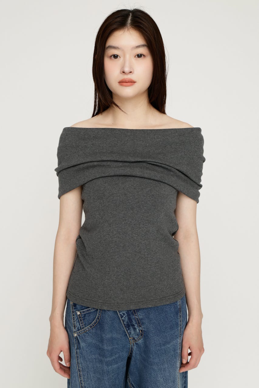 MANY WAY CUT トップス C.GRY FREE