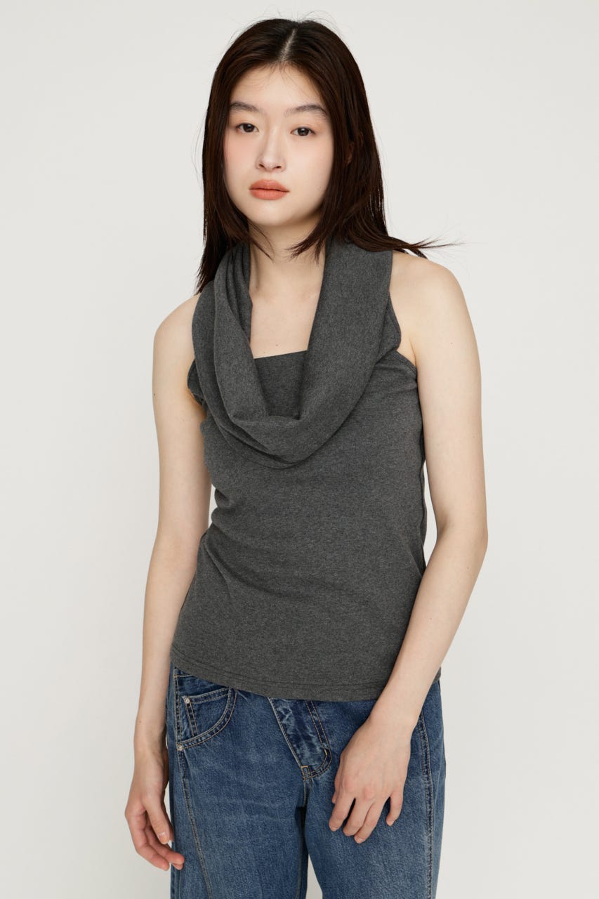 MANY WAY CUT トップス C.GRY FREE