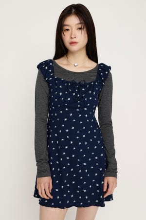 GATHER FLARE ショートワンピース