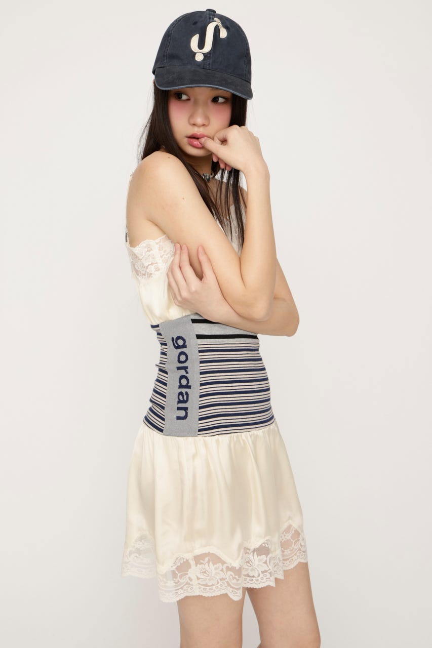 CUTSEM REMAKE SATIN ドレス IVOY FREE