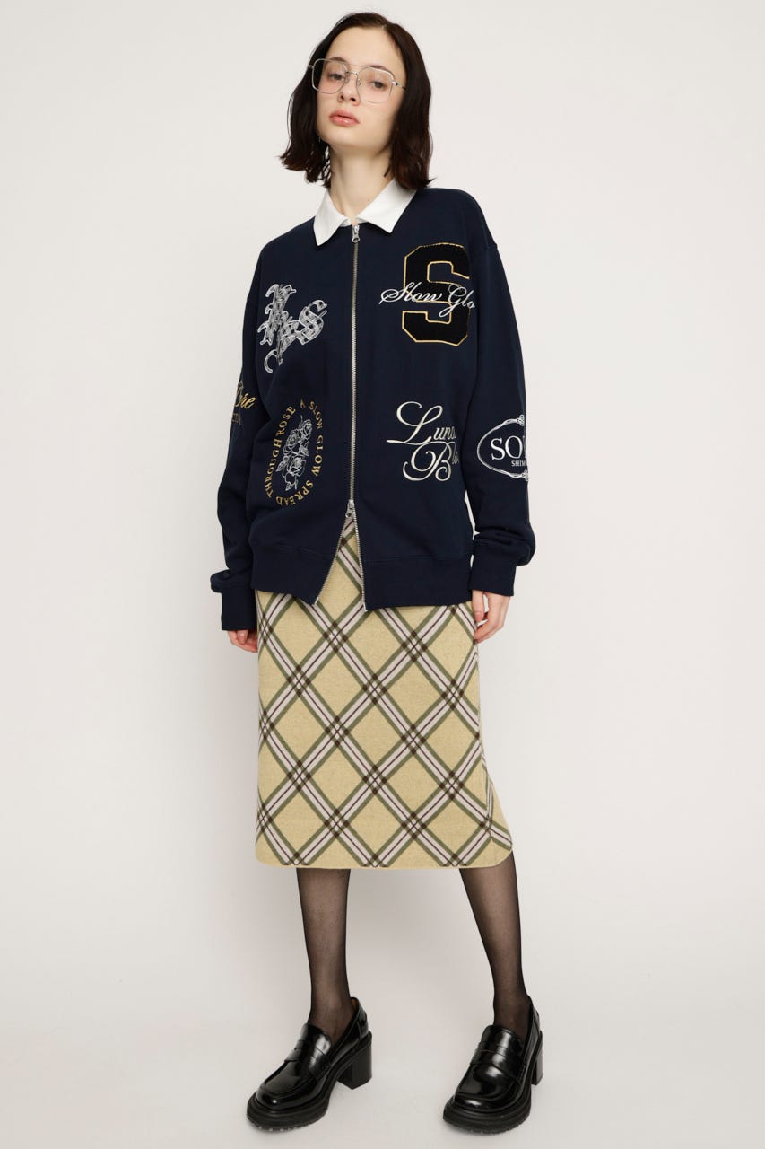 PATCH LOGO トップス NVY FREE