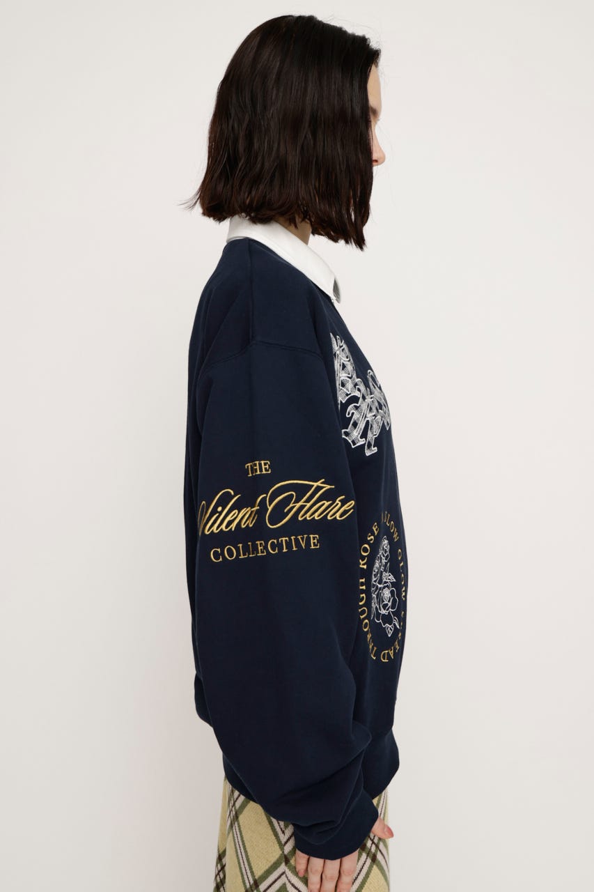 PATCH LOGO トップス NVY FREE