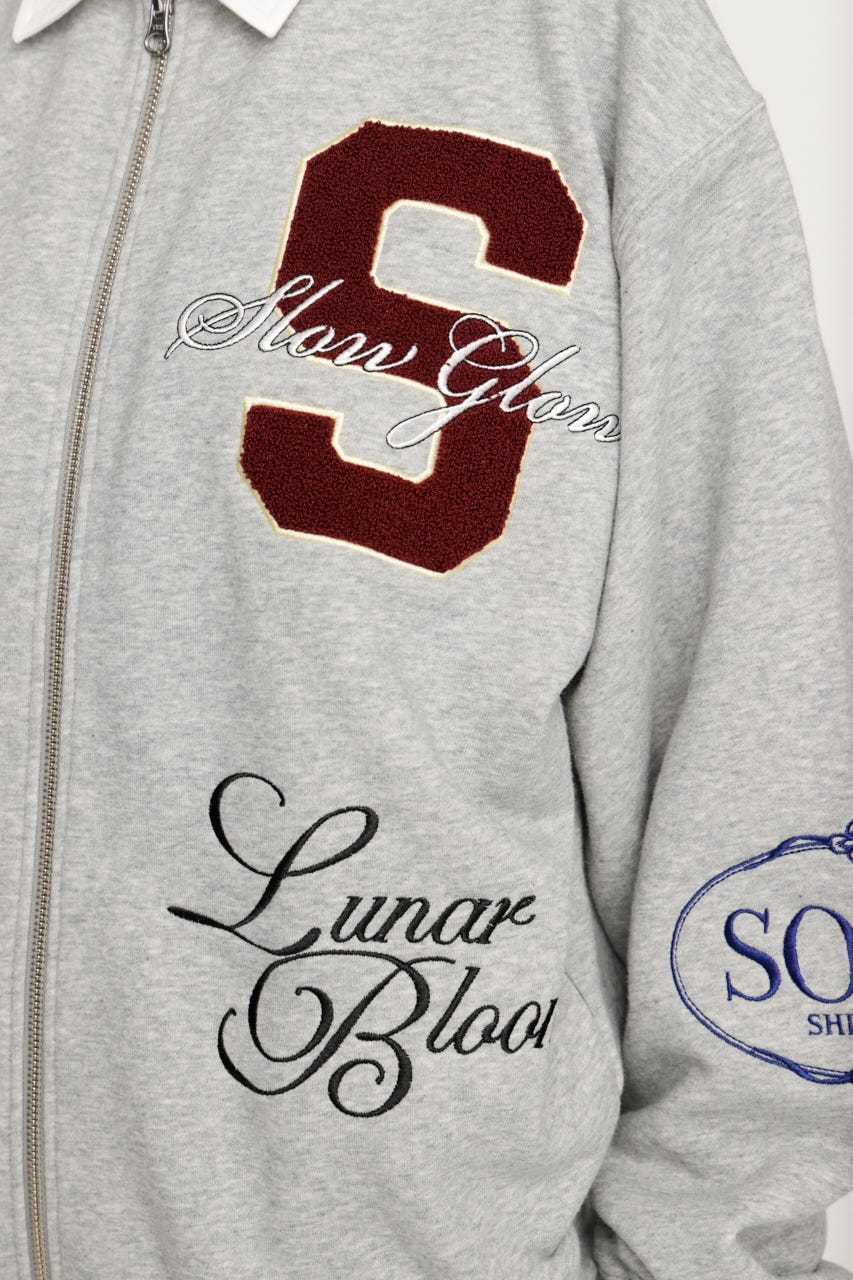 PATCH LOGO トップス T.GRY FREE