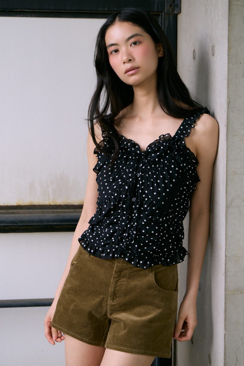 【LIMITED ITEM】SHEER SQUEEZE CAMI トップス Multi_1 FREE