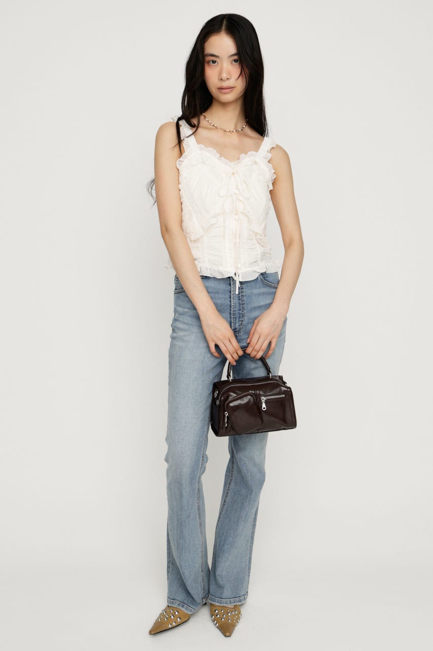 SLY | 【LIMITED ITEM】SHEER SQUEEZE CAMI トップス (タンクトップ