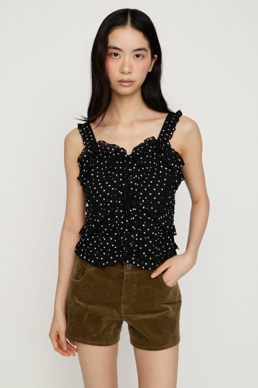 【LIMITED ITEM】【即完売アイテムが再登場！】SHEER SQUEEZE CAMI トップス Multi_1 FREE