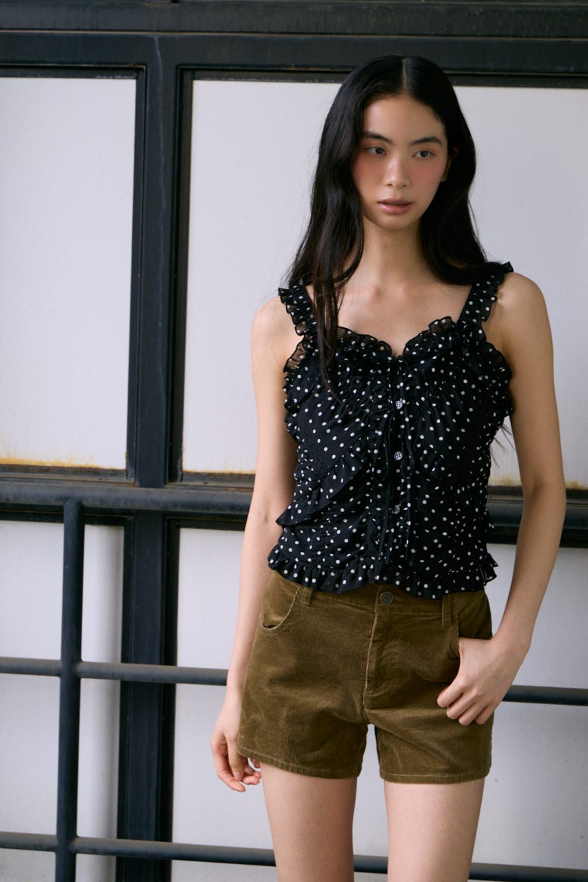 【LIMITED ITEM】【即完売アイテムが再登場！】SHEER SQUEEZE CAMI トップス Multi_1 FREE
