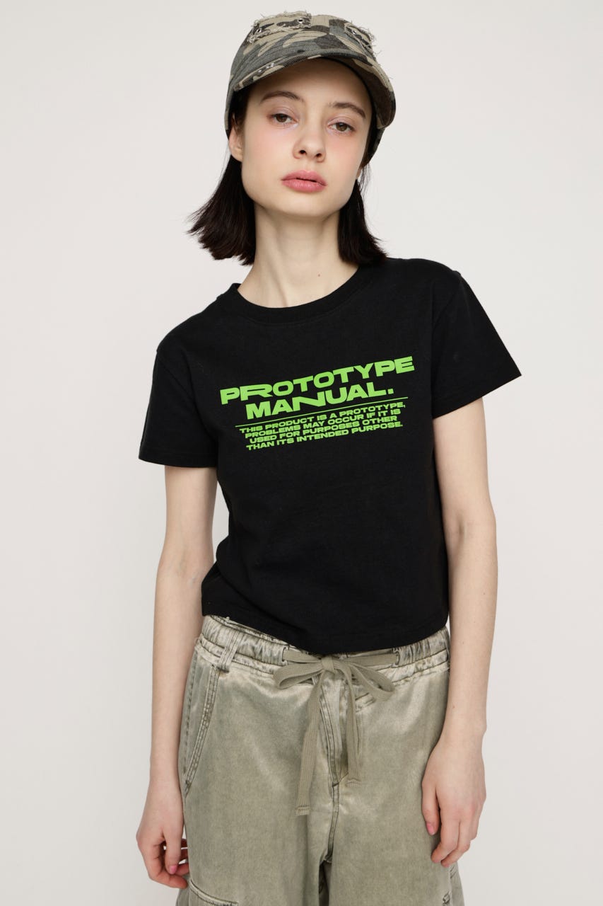 【LIMITED ITEM】COMPACT LOGO Tシャツ BLK FREE