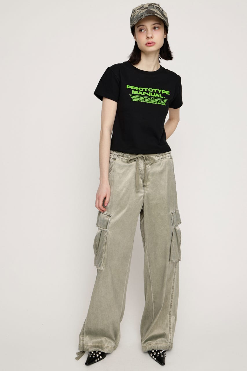 【LIMITED ITEM】COMPACT LOGO Tシャツ BLK FREE