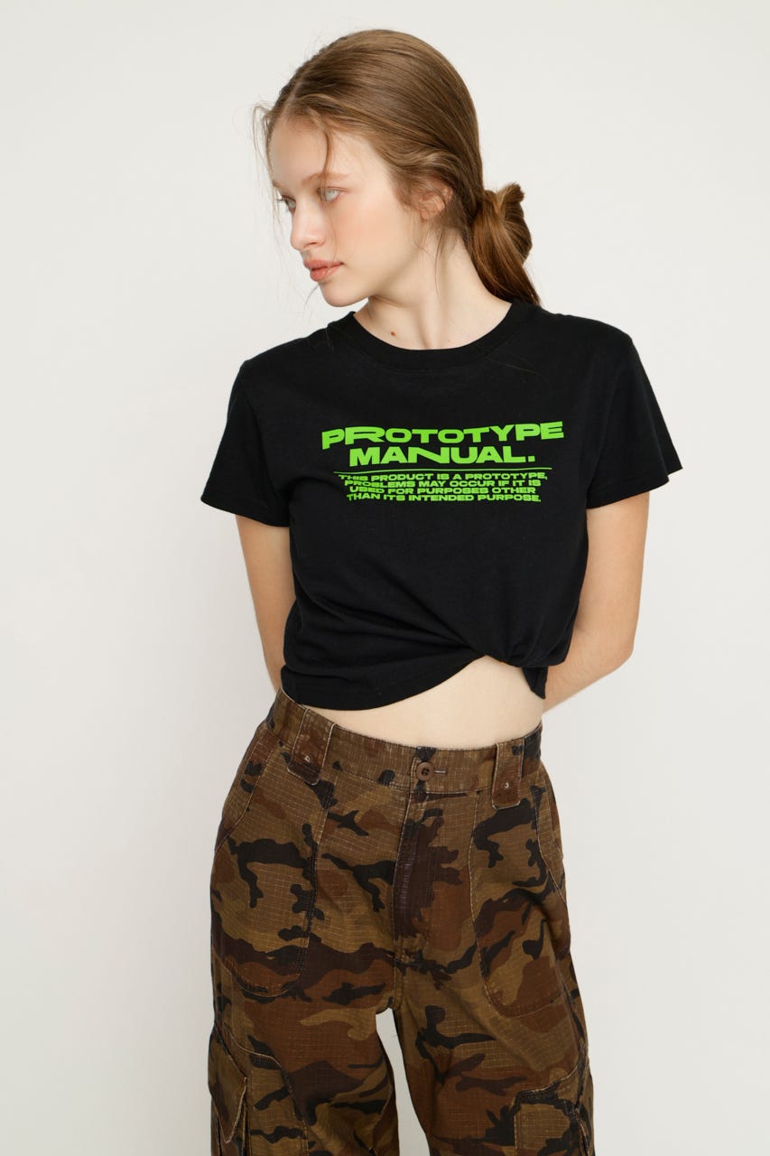【SNSで話題！】【LIMITED ITEM】COMPACT LOGO Tシャツ BLK FREE