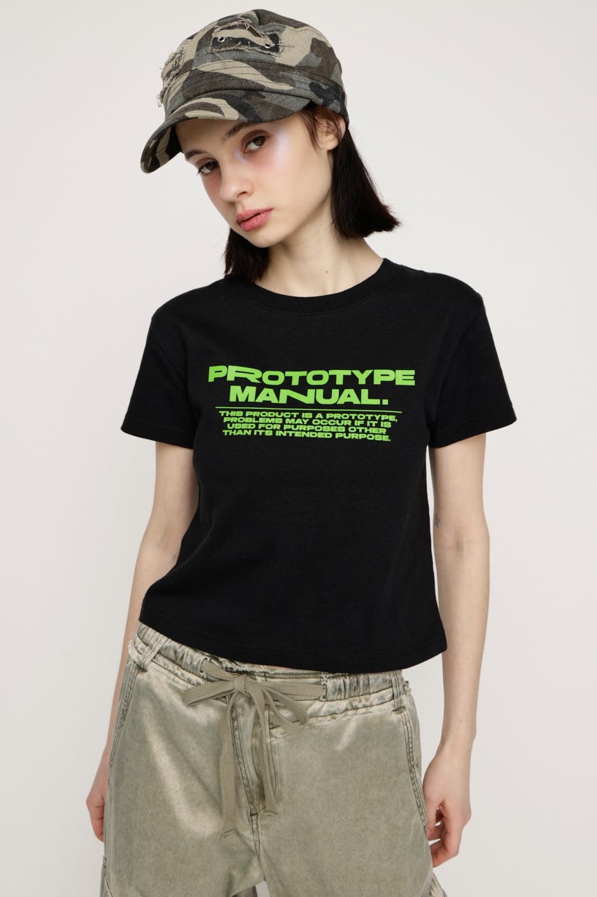 【SNSで話題！】【LIMITED ITEM】COMPACT LOGO Tシャツ BLK FREE