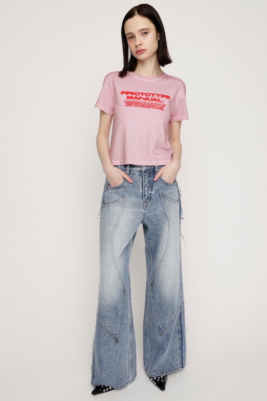 【LIMITED ITEM】COMPACT LOGO Tシャツ PNK FREE