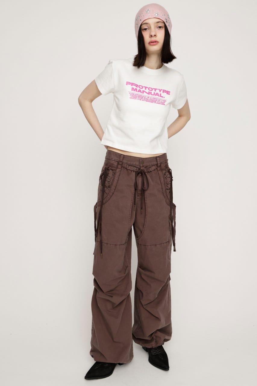 【LIMITED ITEM】COMPACT LOGO Tシャツ WHT FREE