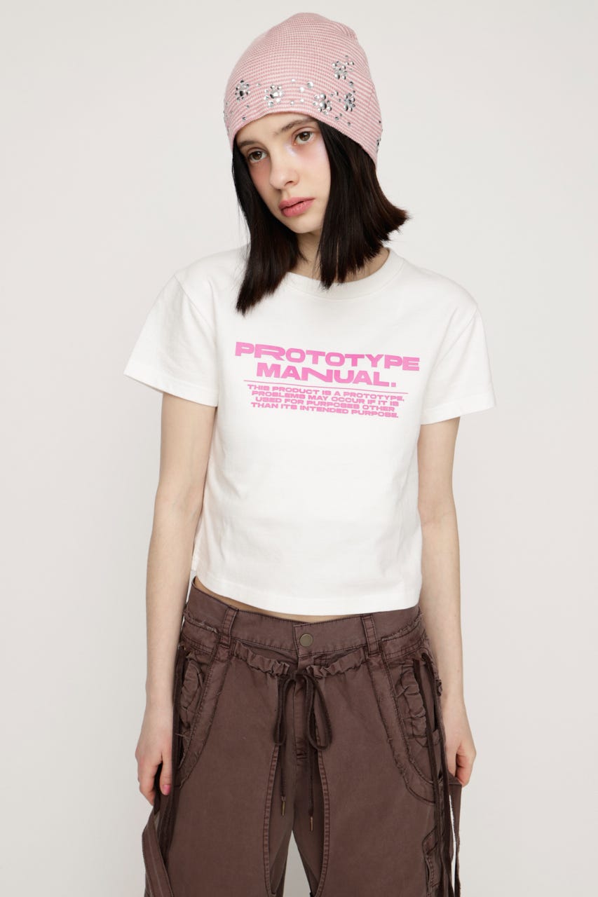 【LIMITED ITEM】COMPACT LOGO Tシャツ WHT FREE