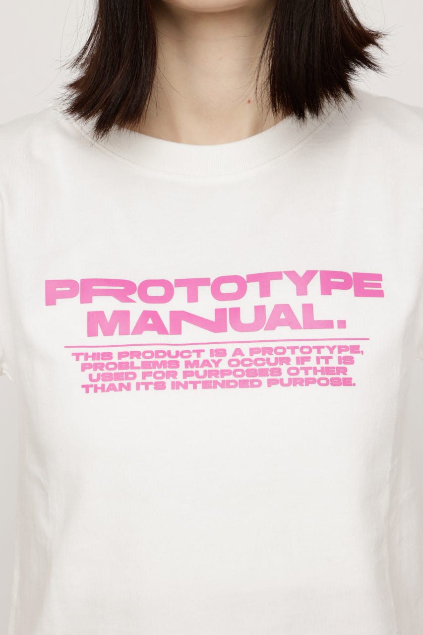 【LIMITED ITEM】COMPACT LOGO Tシャツ WHT FREE