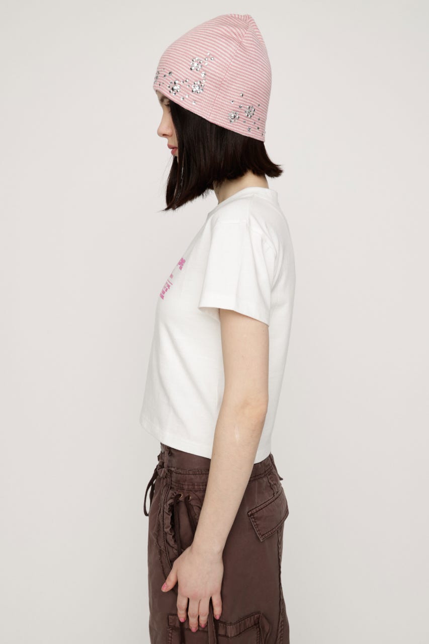 【SNSで話題！】【LIMITED ITEM】COMPACT LOGO Tシャツ WHT FREE