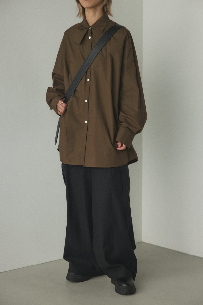 wide military pants BLK 2