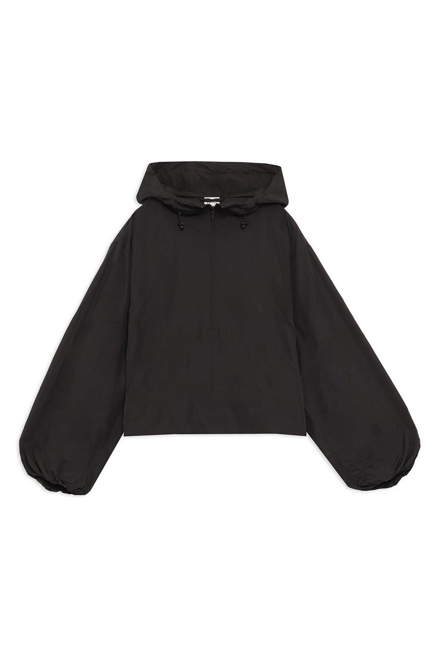 【PUMA】ウィメンズ PUMA x ROSE オーバーサイズ ハーフジップ ジャケット BLK S